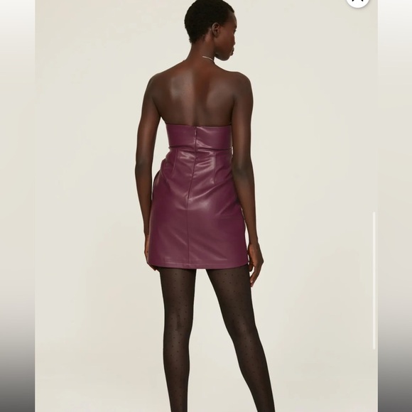ASHLEY PARK x RTR Voila Vegan Leather Dress - Picture 3 of 11